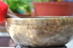 10-Inch Diameter Full Moon Singing Bowl – Hand-Hammered in Nepal