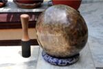 10-Inch Diameter Full Moon Singing Bowl – Hand-Hammered in Nepal