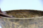 12-Inch Diameter Full Moon Singing Bowl – Best for Head Therapy – Handmade in Nepal