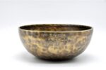 12-Inch Diameter Full Moon Singing Bowl – Best for Head Therapy – Handmade in Nepal