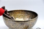 13-Inch Diameter Full Moon Singing Bowl – Hand-Hammered in Nepal