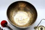13-Inch Diameter Full Moon Singing Bowl – Hand-Hammered in Nepal