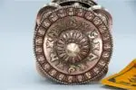 5-Roll Tibetan Prayer Wheel with sacred mantra and embossed copper wheels