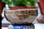 6-Inch Handmade Full Moon Singing Bowl with Striker and Cushion – Nepal