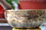 9-Inch Diameter Full Moon Singing Bowl handmade in Nepal