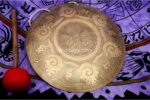 Dharma Chakra Gong, Tibetan Gong, Sound Healing, Meditation Gong, Chakra Healing, Temple Gong, Mantra Gong, Handmade in Nepal, Spiritual Decor, Vibrational Therapy