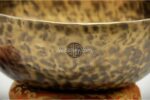 Full Moon Singing Bowl – Large Handmade Bowl for Standing Meditation, Chakra Healing, and Sound Therapy – Includes Strikers and Silk Cushion