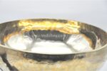 Large shining handmade singing bowl from Nepal for sound healing and meditation
