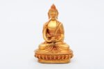 Handcrafted Amitabha Buddha Statue in meditative pose – made from brass with fine detailing, symbolizing infinite light and compassion, perfect for meditation spaces or spiritual decor.
