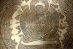 Buddha Shakti Carved Himalayan Gong – Mantra Carved Temple Gong for Meditation and Chakra Healing - Image 5