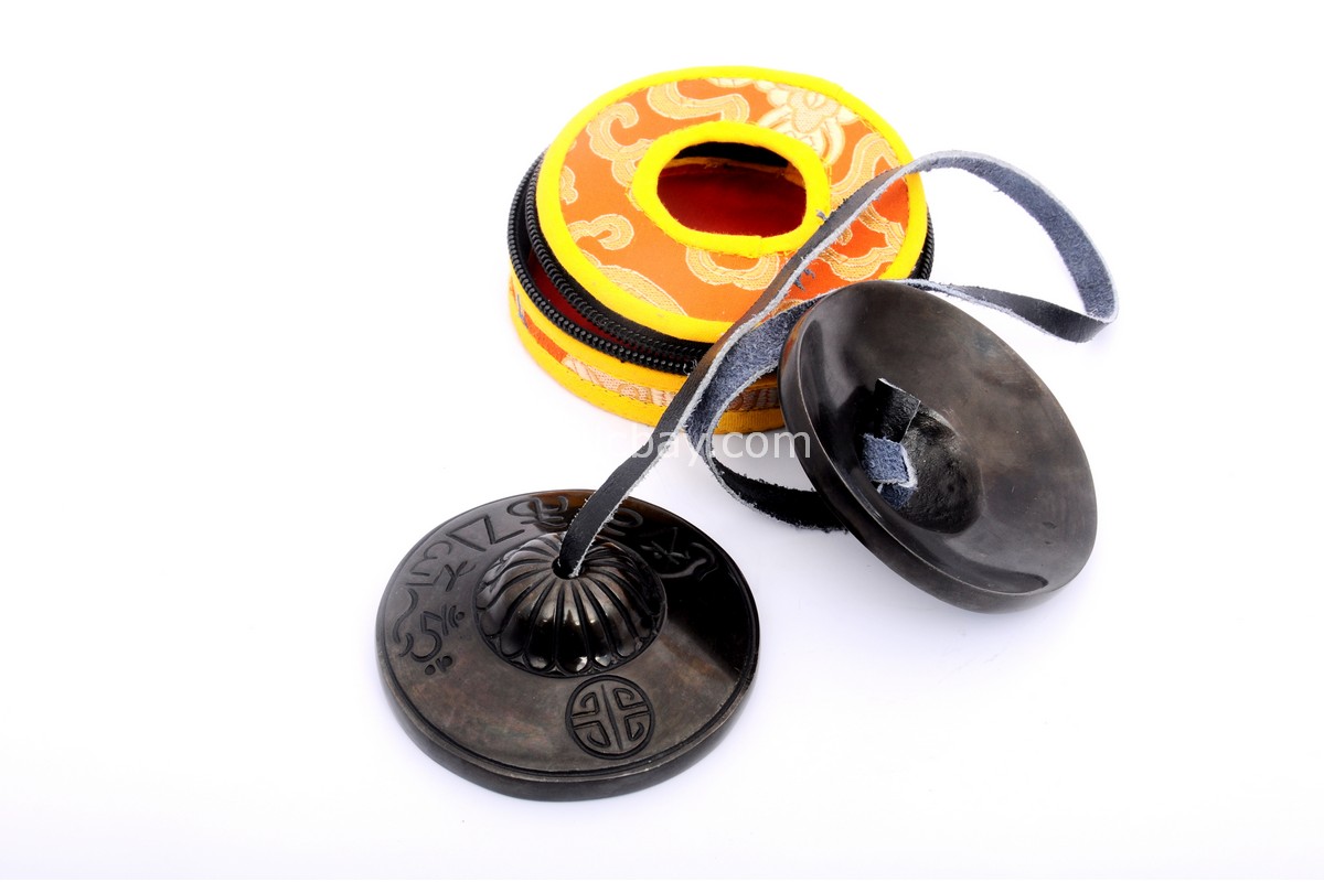 Full Moon Tingsha Chimes – Prime Quality Tibetan Meditation Chimes Handmade in Nepal from 7-Metal Bronze for Sound Healing and Yoga