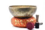 Large Seed of Life Mandala Singing Bowl – Tibetan Mantra – Flower of Life – Handmade in Nepal