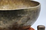 Large Seed of Life Mandala Singing Bowl – Tibetan Mantra – Flower of Life – Handmade in Nepal