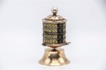 Handmade Prayer Wheel with Om Mani Padme Hum inscription