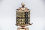 Handmade Prayer Wheel with Om Mani Padme Hum inscription