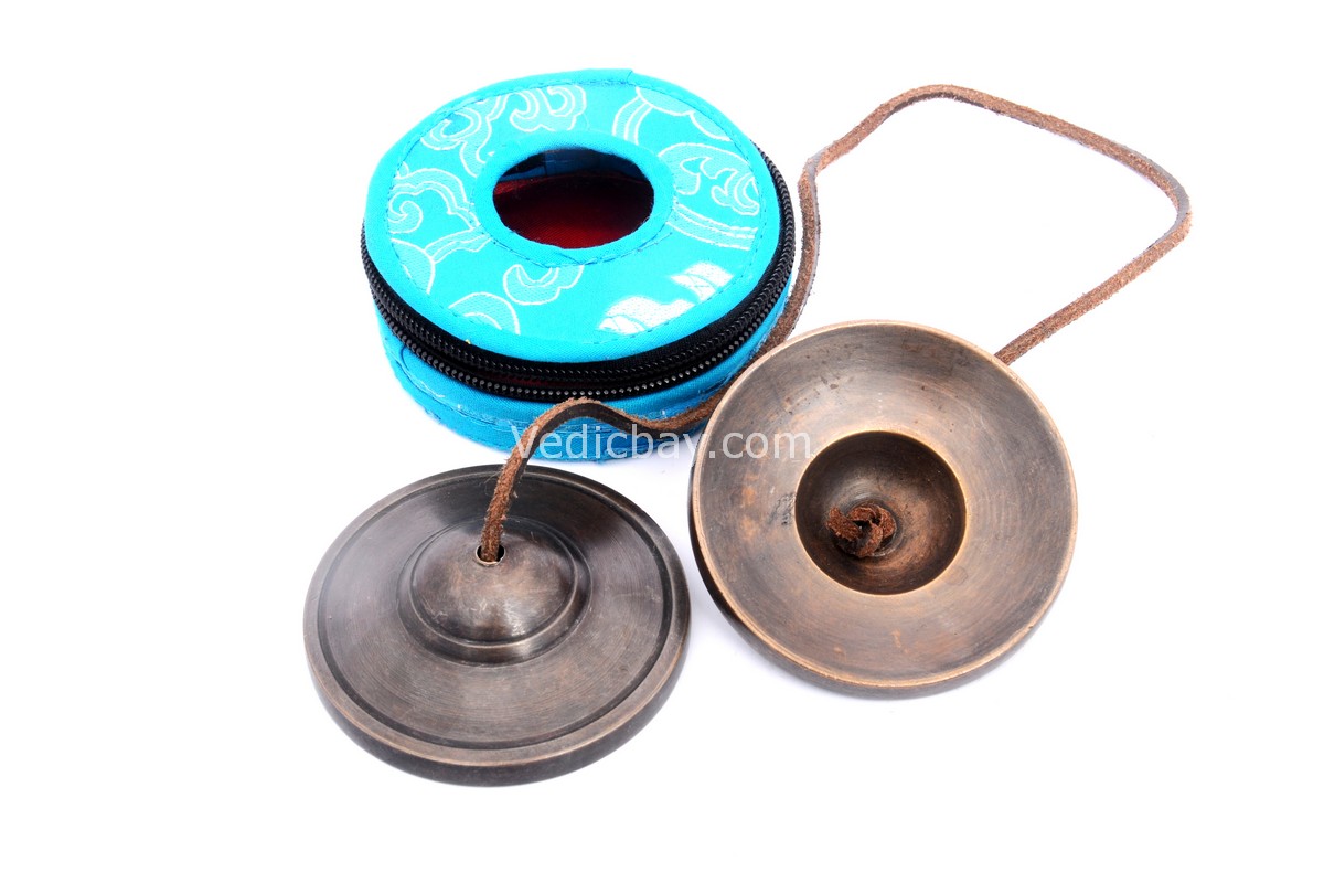 Prime Quality Tibetan Tingsha Cymbals – Hand-tuned meditation chimes made from a 7-metal alloy for clear, resonant sound during yoga and mindfulness practice