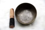Antique Tibetan Thadobati singing bowl with straight walls and flat base – 4.5 inch Himalayan bowl