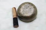Antique Tibetan Thadobati singing bowl with straight walls and flat base – 4.5 inch Himalayan bowl