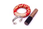 5-Inch Handmade Tibetan Singing Bowl – Dim Finish with Mallet, Cushion & Bracelet