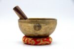 5-Inch Jhumka Full Moon Singing Bowl handmade in Nepal for chakra healing and meditation
