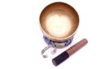 6.5-Inch Handmade Tibetan Singing Bowl – Dim Finish with Mallet, Cushion & Bracelet