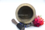 antique Tibetan Goalbati Buddha singing bowl collected from Himalaya – old heavy meditation bowl
