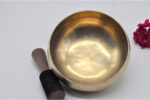 7.5 inch Tibetan Therapy singing bowl with thin walls and deep resonance – handmade Himalayan bowl