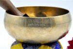 7.5 inch Tibetan Therapy singing bowl with thin walls and deep resonance – handmade Himalayan bowl