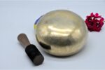 7.5 inch Tibetan Therapy singing bowl with thin walls and deep resonance – handmade Himalayan bowl