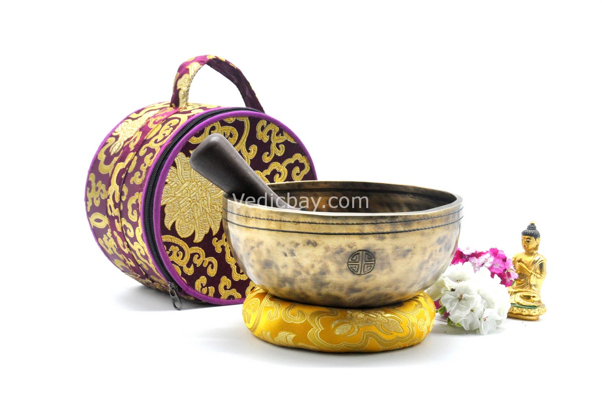 8-5-inch-jhumka-full-moon-singing-bowl_2 8.5-Inch Jhumka Full Moon Singing Bowl with mallet, cushion, felt drum stick, and carry bag – handmade in Nepal