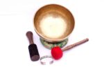 8-Inch Handmade Tibetan Singing Bowl – Dim Finish with Mallet, Felt Striker, Cushion & Bracelet