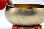 9 Inches Diameter Handmade Tibetan Therapy Singing Bowl – Deep Sound & Healing Vibration – Crafted in Nepal - Image 5