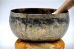 6.5 inch antique Koprebati singing bowl collected from Himalaya – old Tibetan sound bowl