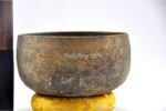 Antique Remuna singing bowl with inward-curved walls and rounded base – 6 inch Himalayan bowl