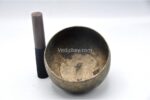 Antique Remuna singing bowl with inward-curved walls and rounded base – 6 inch Himalayan bowl