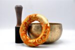 6 inch antique Koprebati singing bowl collected from Himalaya – old Tibetan meditation bowl
